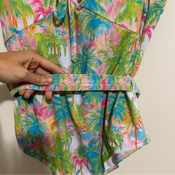 NWT Sweet Honey Tropical Pattern One Piece Swimsuit XL - Picture 5 of 10